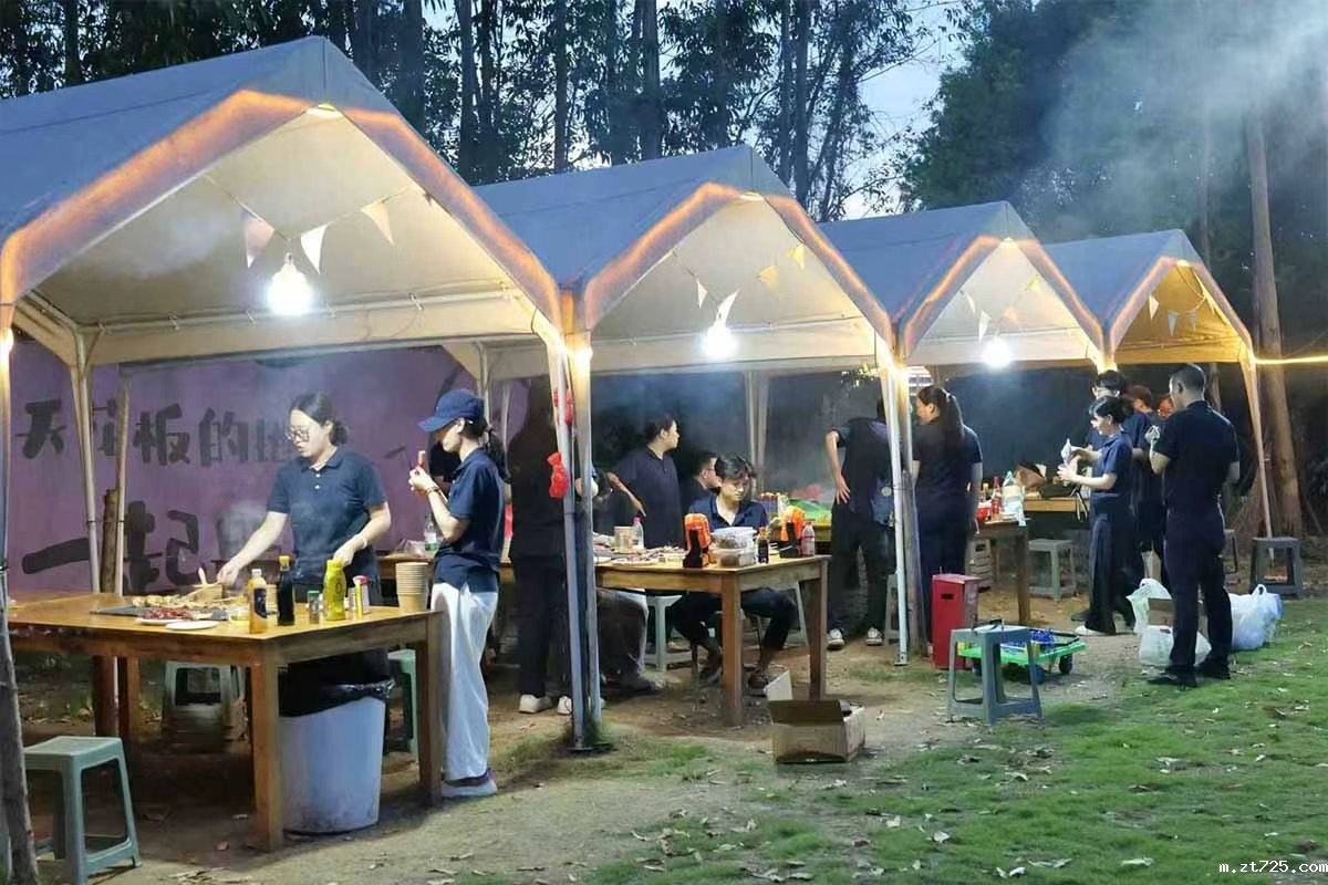 米兰全站app下载官网欢乐田园团建:烧烤飘香间,共筑团队情(图4)