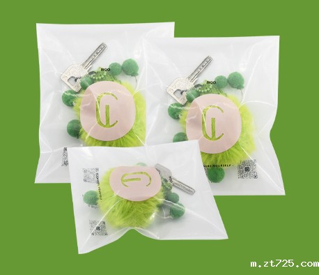 可回收环保钥匙扣包装袋定制