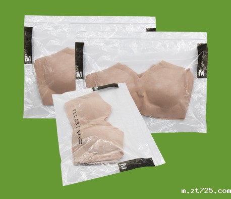 可回收PE内衣服装包装贴骨袋定制